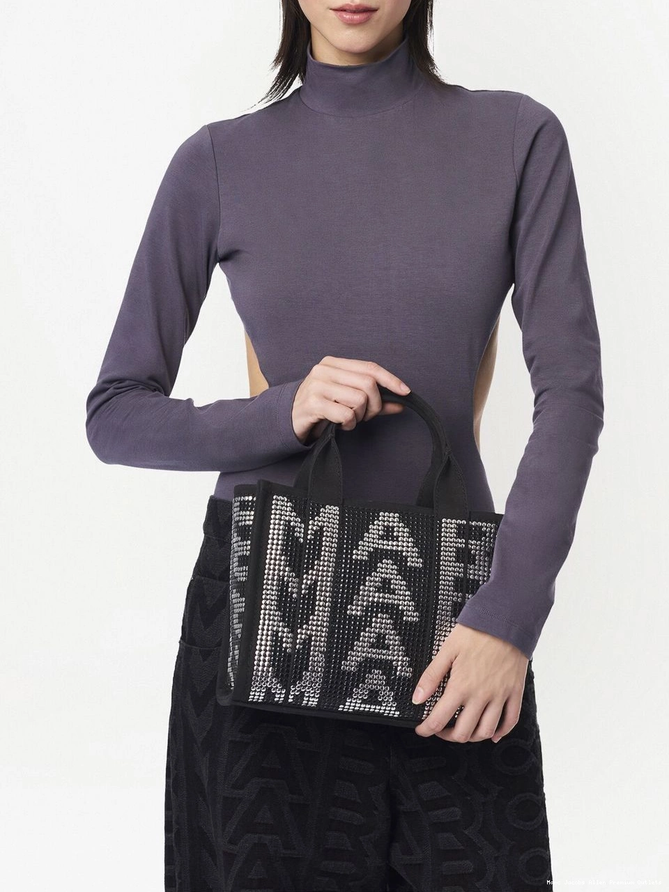 Affordable Small Tote Jacobs bag The Studded Marc Monogram Women 0401